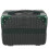 1x14-Inch Groene Draagbare ABS Make-Up Koffer Voor 7