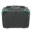 1x14-Inch Groene Draagbare ABS Make-Up Koffer Voor 5