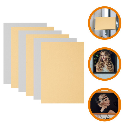 6Pcs Fotopapper I Aluminiumplattor För Sublimering 2