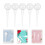 20Pcs 8 Ml Lollipopformad Lipglossflaska För (Rosa, ) 1