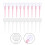 20Pcs 8 Ml Lollipopformad Lipglossflaska För (Rosa, ) 5