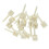 20Pcs 6,5 Cm Professionell Pilbåge Målstift (Beige) 11
