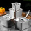 Stainless Steel Kryddkruka För , Sockerbehållare 3