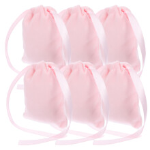 10Pcs Rosa 7Cm Luxuösa Snörbäddar För Smycken Presentförvaring