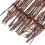 9Pcs Natural Mini Staket Bambustäcker Mikrolandskap 9