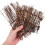9Pcs Natural Mini Staket Bambustäcker Mikrolandskap 4
