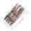 9Pcs Natural Mini Staket Bambustäcker Mikrolandskap 3
