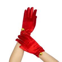 Christmas Cosplay Santa Gloves Winter Full Finger Mittens-B