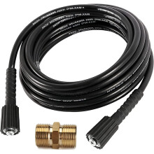 Power Washer Replacement Hose, Kink Resistant High Pressure Washer Extension for Cold Water Use, 10m Length with M22 Male Thread, Built for Durability