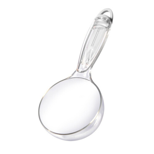 Automatic Sealing Pet Food Scoops With AntiSlip Handle-White