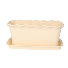 Sottovaso per piante da interno, in plastica PP di alta qualità con superficie antiscivolo, raccoglie l'acqua in eccesso. Contenitore decorativo per