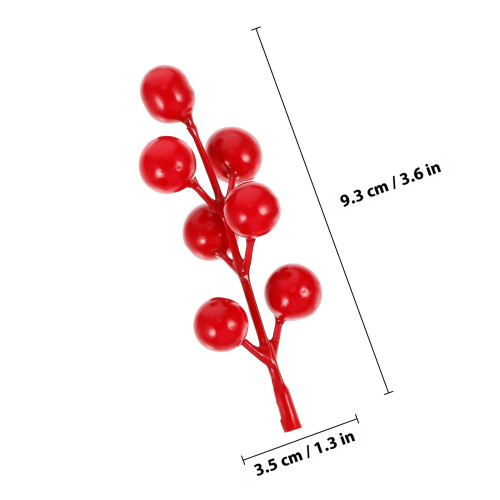 30Pcs Simulation Julbärssnitt För Julfest DIY 1
