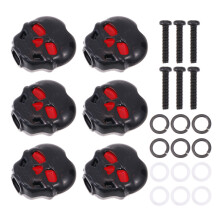 6Pcs Gitarrmaskin Stämmanordning Lättvikt Portabel Stämningspegar