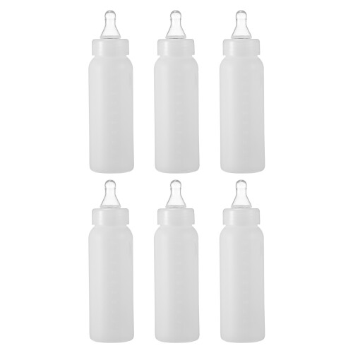 6Pcs 250 Ml Lammutfodringsflaskor Svinmjölkflaskor Hushållsdjursfoder 2
