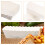 100Pcs Pappersbåtar Tallrikar Sushibåtar Serveringsbåtar Matlådor 4