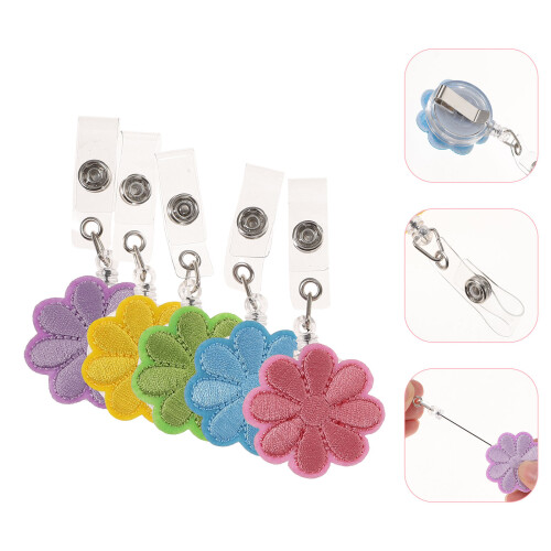 5Pcs Badge Reel För Id Namnbricka 2