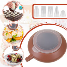 Water-Resistant Piping Pot Macaron Decorating Tool With High