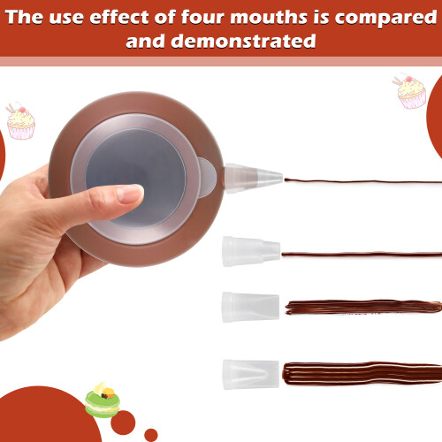 Water-Resistant Piping Pot Macaron Decorating Tool With High 1