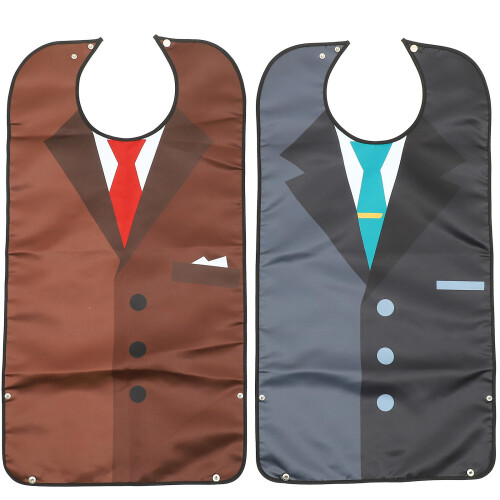 2St Wassbare Volwassen Slabben Waterdicht Polyester Kledingbeschermer 2