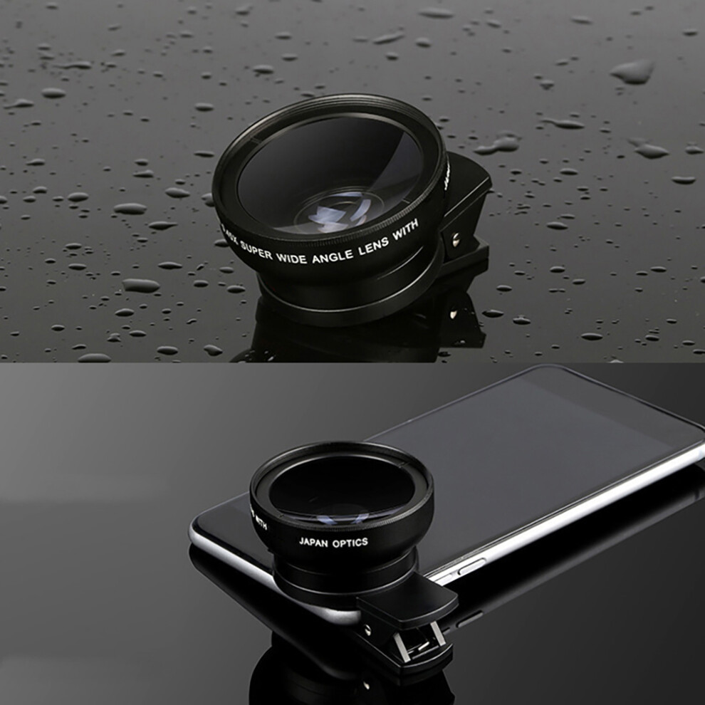 0.45X Wide Angle + Macro Lens For Phones 37Mm Aluminum Alloy 7631363763542