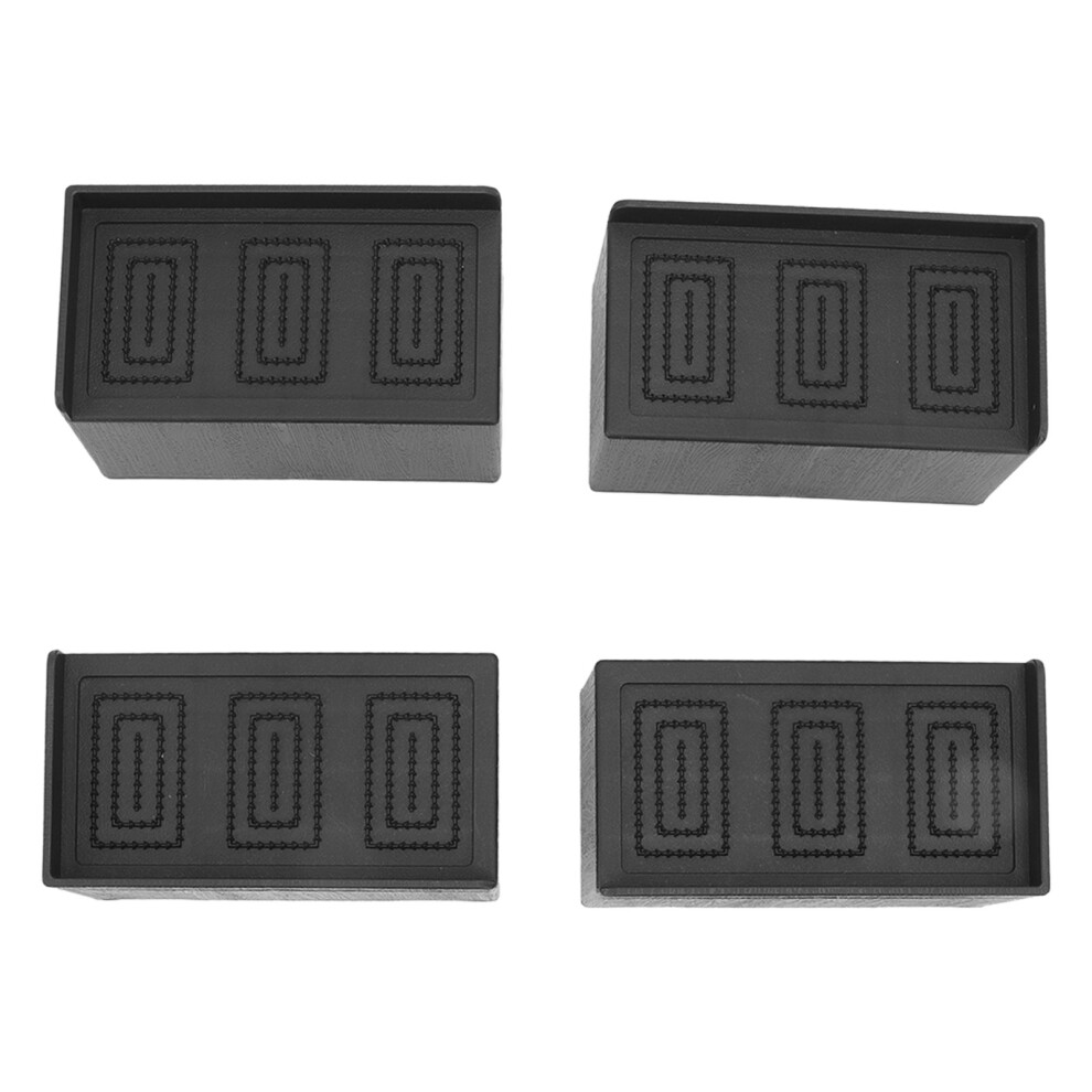 Furniture Risers L Shape Rectangular Rubber Stackable Sofa Bed Feet 4 Pack-image-OPC-PN76F5G-NEW