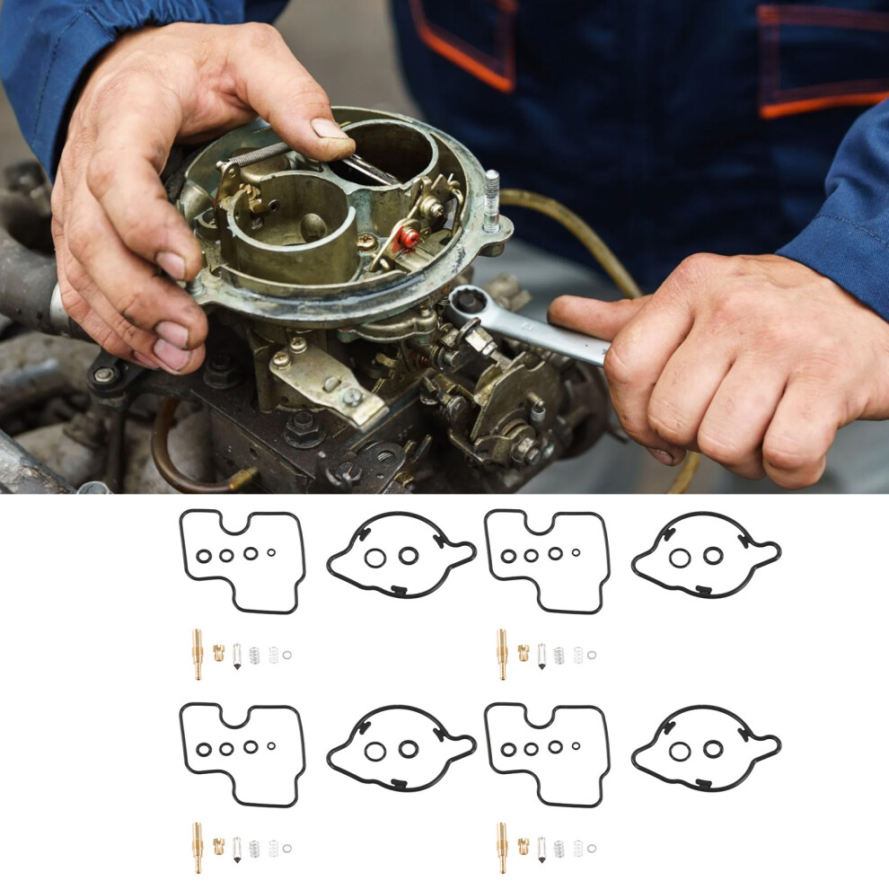 56Pcs Steel Rubber Carburetor Repair Kit For Cbr600f2 1991-1994 7641363764357