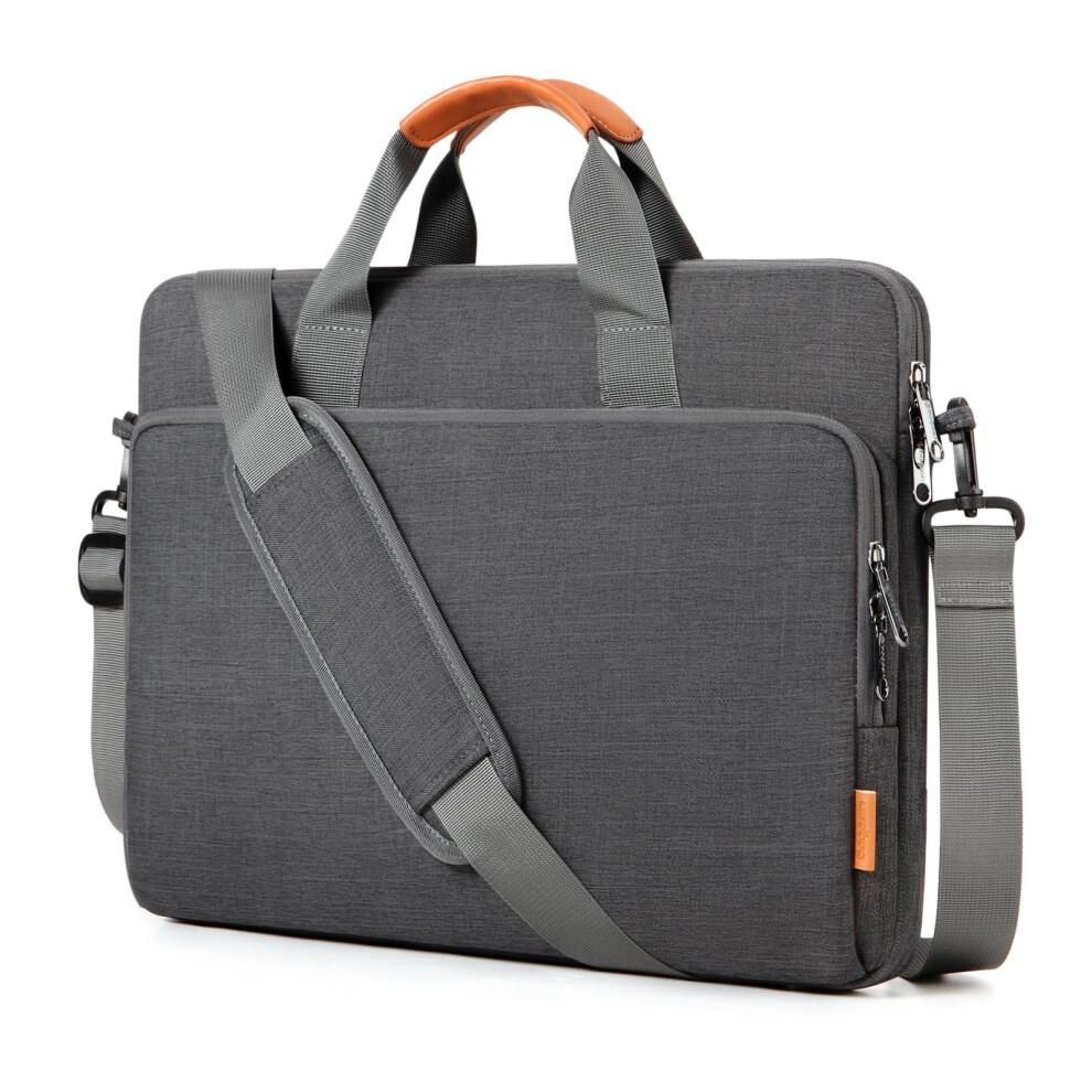 Bagasin 15 15.6 16 Inch Laptop Computer Pc Shoulder Bag Carrying Case, Water-Repellent Fabric Briefcase, Lightweight Toploader, Business Casual Or 8000002256575
