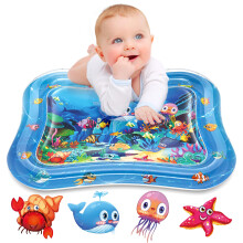 Infinno Inflatable Tummy Time Mat Premium Baby Water Play Mat for Infants and Toddlers Baby Toys for 3 to 24 Months, Strengthen Your Baby's Muscles,