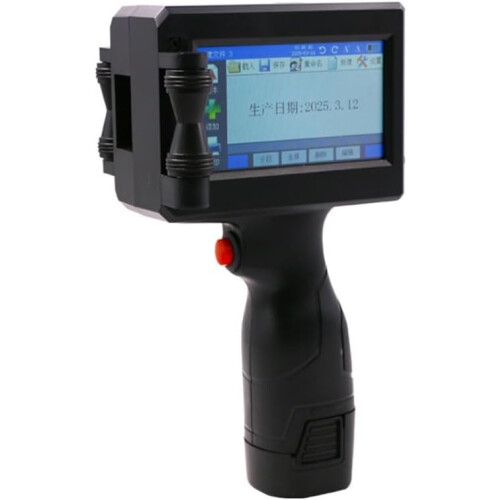 Handheld Inkjet Printer with Ink Cartridges, Date Coding and Batch Numbers Printer for Paper, Metal, Glass, Model B 2