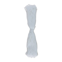 Corda de algodão natural para artesanato DIY, corda branca para varal com cordão utilitário para macramê, cordão de algodão de alta