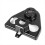 Black Handlebar Riser Cover for Road FLHR Custom 2003-2013 2