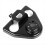 Black Handlebar Riser Cover for Road FLHR Custom 2003-2013 9