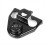Black Handlebar Riser Cover for Road FLHR Custom 2003-2013 8