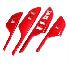 Car Door Window Lift Switch Button Cover Panel Trim Bezel Left Hand Drive for 10Th 2016-2019