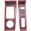 Black Console Gear Shift Panel Trim Cover Frame Decor Sticker for 2022 2023 RHD 5