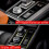 Black Console Gear Shift Panel Trim Cover Frame Decor Sticker for 2022 2023 RHD 4