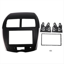 2 Din Car Radio Fascia for ASX Sport C4 Stereo Facia Dash CD Trim Installation Kit