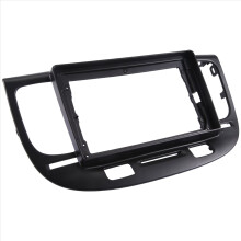 Car Radio Fascia for Rio2 2 2005-2011 Dashboard Refitting Stereo 9 Inch Panel Trim Kit(Black)