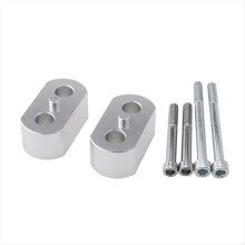 For 900 GT Pro Tiger900 2020 Motorcycle HandleBar Riser Handle Bar Mount Clamp Adapter Silver