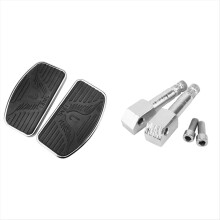 Motorcycle Universal Front Foot Rider Driver Footrest Floorboards for VTX V-STAR Drag Star