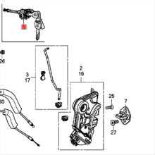 04921-TEA-A01 Left Driver Door Lock Cylinder with 2 Keys FC1 FC7 for 2016-2021 Front 04921TEAA01
