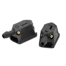 2Pcs Car Windshield Wiper Blade Washer Nozzle Adjustable 4-Way Upgrade Installed on 8mm 9mm Arm Accessories