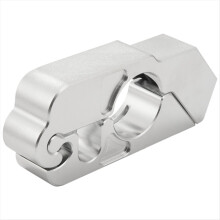 Motorbike Brake Lock Motorcycle Handlebar Lever Throttle Grip for Bike Scooter Moped ATV Silver