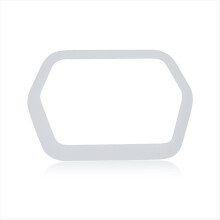 Dashboard Waterproof Cover for ZT3 Pro Electric Scooter Display Screen Silicone Case Parts White