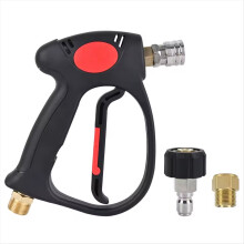 Pressure Washer Swivel with M22 Inlet-14mm Up to 4500PSI - 3/8inch Quick Connect,Pressure Foam Cannon