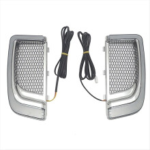 Motorcycle LED Fairing Grille Turn Signal Lights for Touring Street Glide Tri FLHTK FLHTCU FLHTKSE