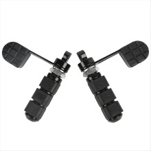 For Sportster XL 883 1200 48 72 Softail DYNA FXDF FAT BOB FXDC FXWG Motorcycle Footrest Bracket Set Heel Rests