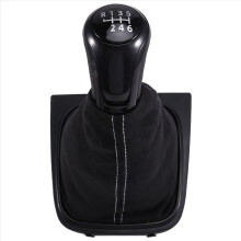 6 Speed Manual Gear Shift Lever Knob Boot for Golf 5 MK5 MK3 III Replacement Car Interior Part