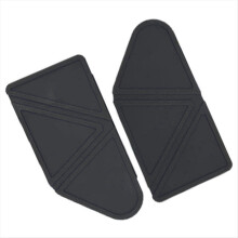 2 Pcs Silica Gel Black Truck Rail Cover for 2023-2026 Bed Stake Pocket