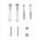 13859 Front Lower Inner Forward Suspension Control Arm Bolt Kit for 1